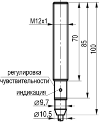 Габариты CSB AF24A5-32P-3,5-LZ
